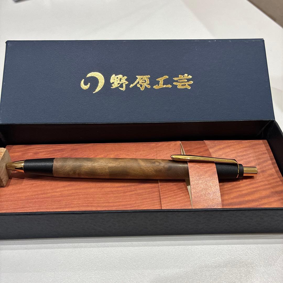 【期間限定値下】野原工芸 マーブルウッド　旧型　シャーペン