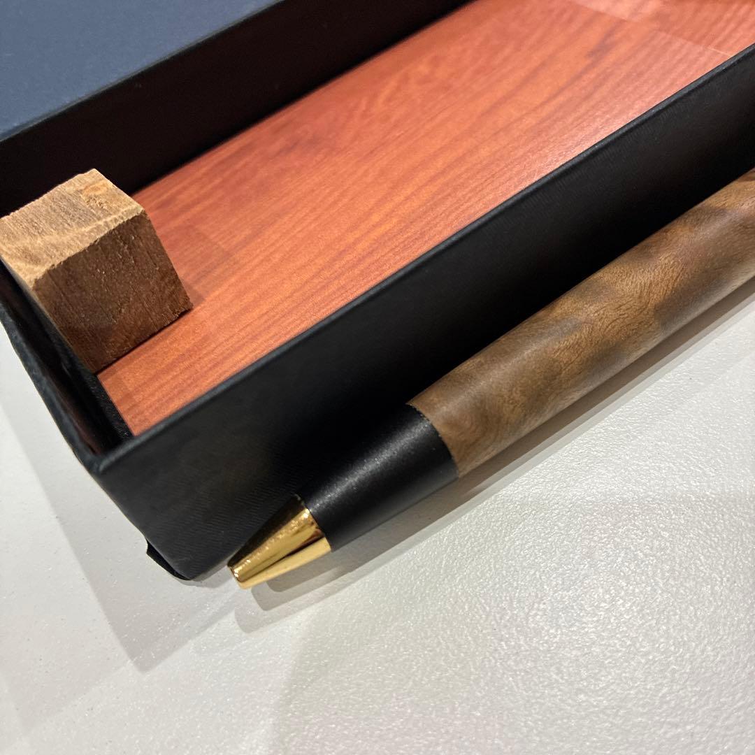 【期間限定値下】野原工芸 マーブルウッド　旧型　シャーペン