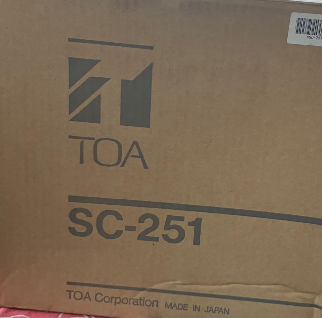 TOA トーア ホーンスピーカー 拡声器 SC-251 新品未使用品です。