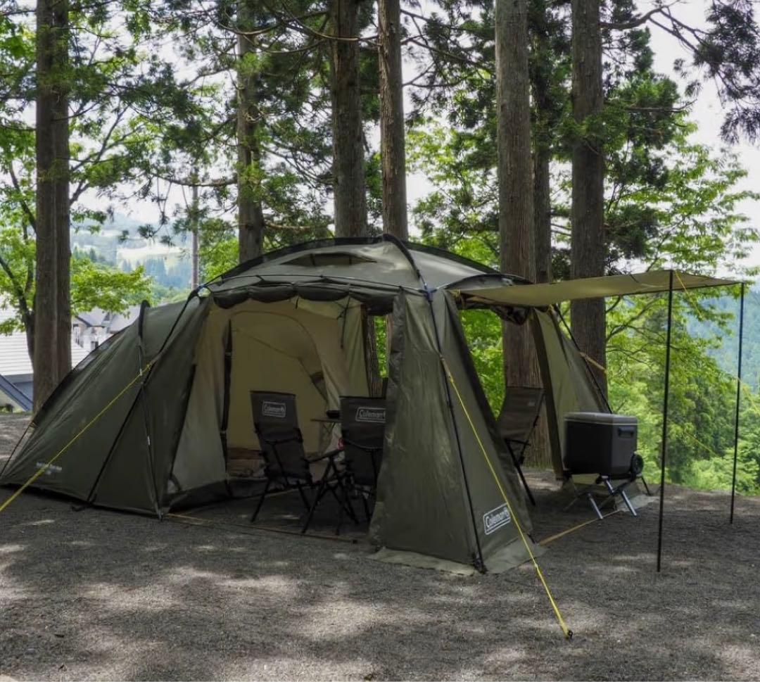 【美品】コールマン ラウンドスクリーン2ルームハウス オリーブ
