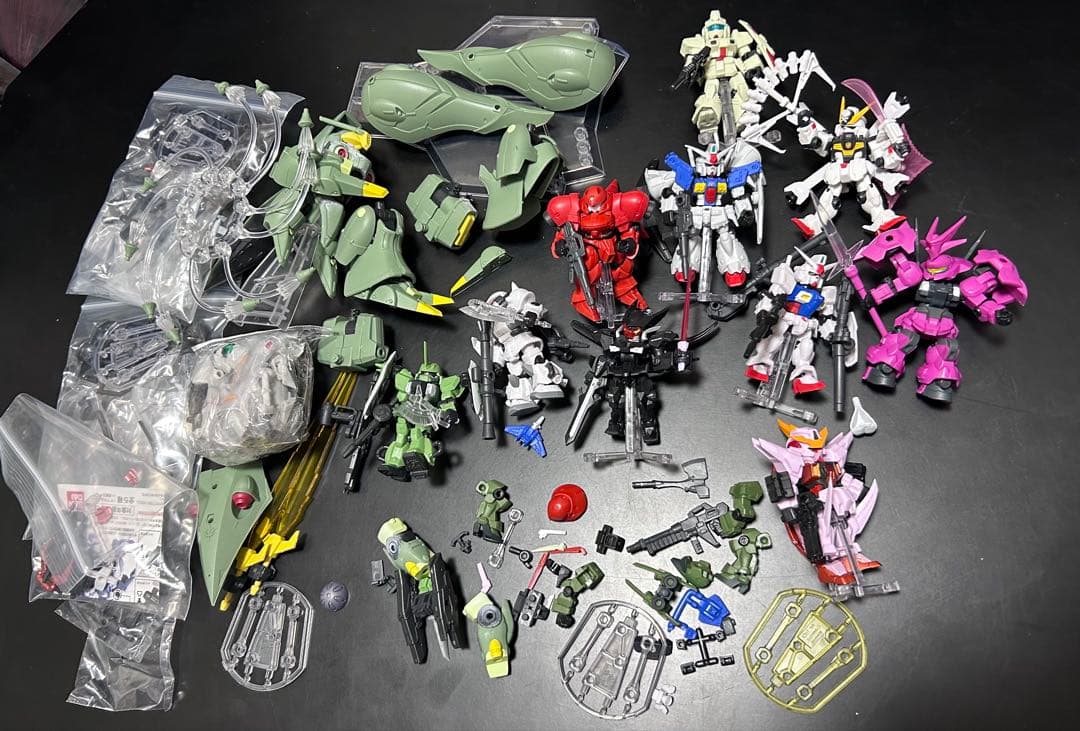 モビルスーツアンサンブル　ジャンク　組立&未組立まとめ売り