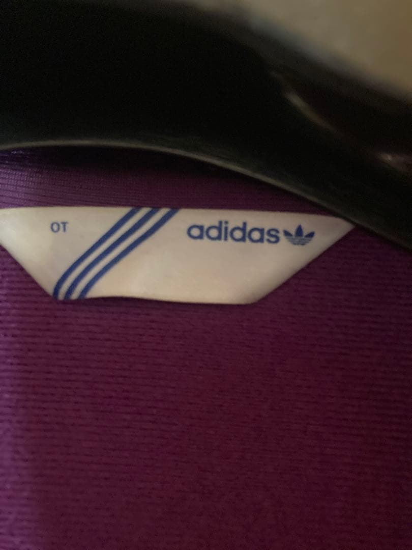 古着　adidas パープル ジャージ ジャケット