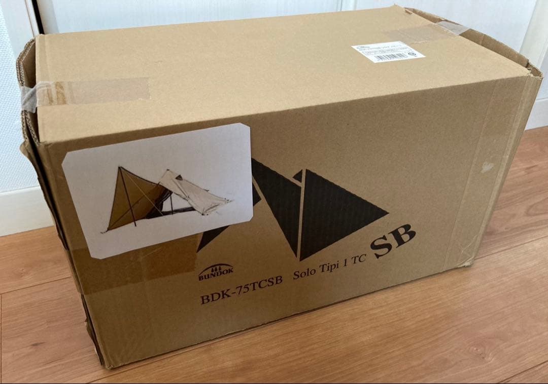 バンドック　ソロティピー1 TC　サンドベージュ キャンプテント