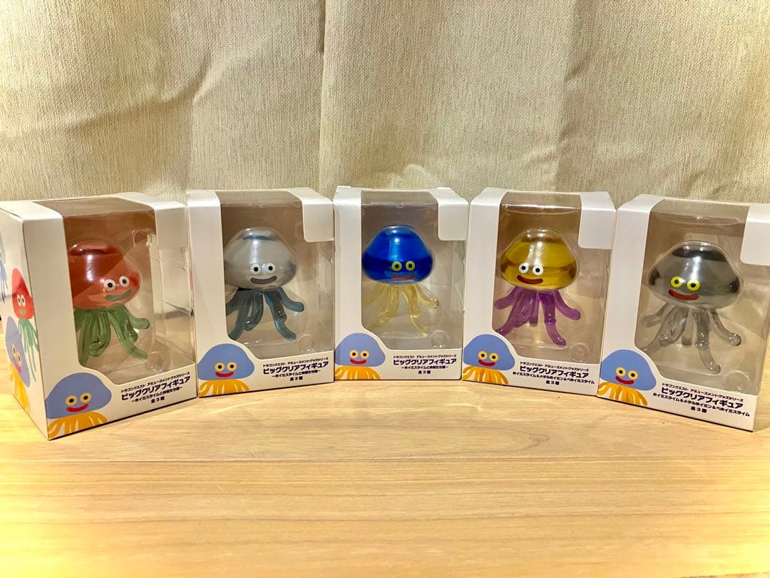 ドラゴンクエスト ビッグクリアフィギュア ホイミスライム他５種コンプリート　希少