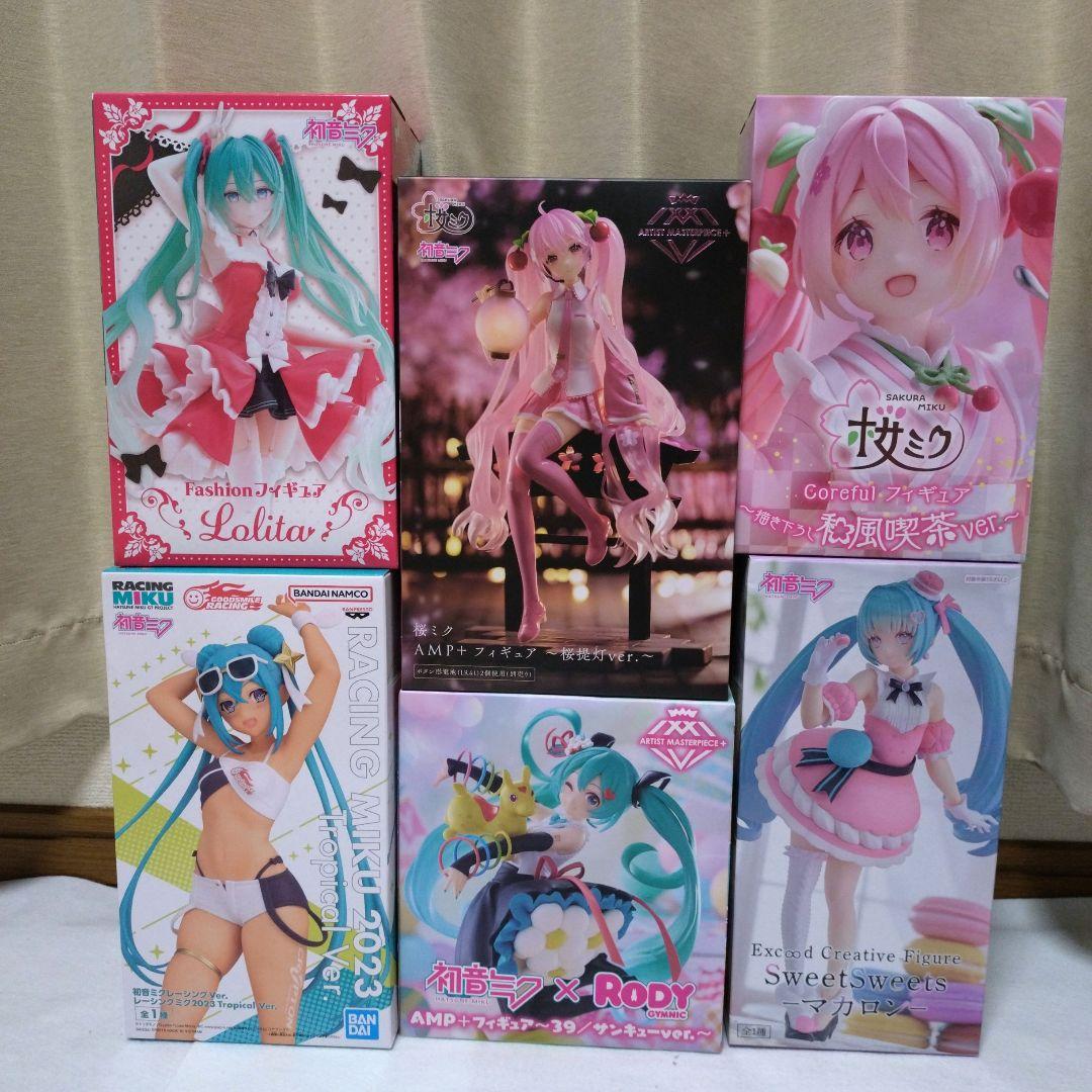 初音ミク　プライズ　フィギュア　旧作　6体セット