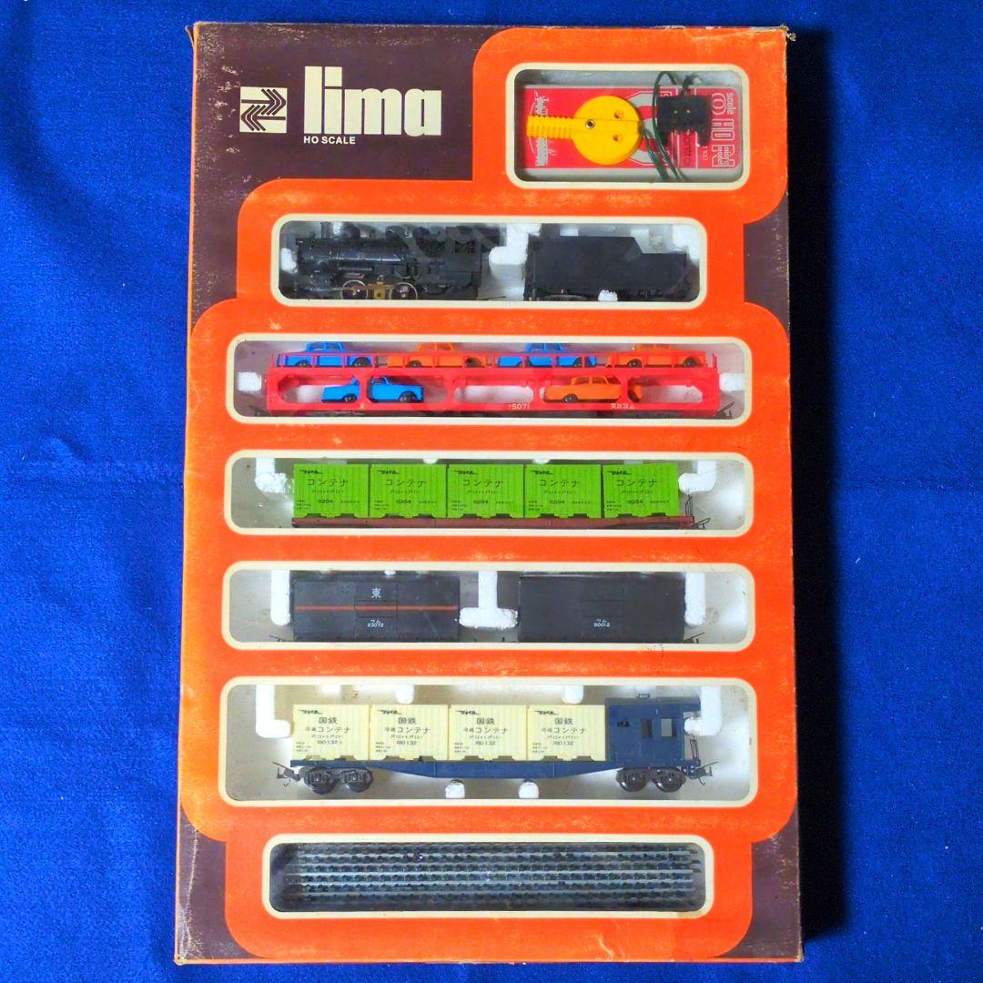 鉄道模型グッズ：Lima(リマ)HOゲージ SL 貨物セット(稼動品)ジャンク品
