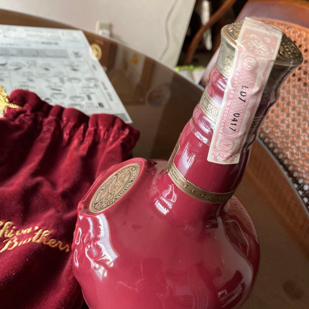 古酒　ロイヤルサルート　赤　21年　未開封