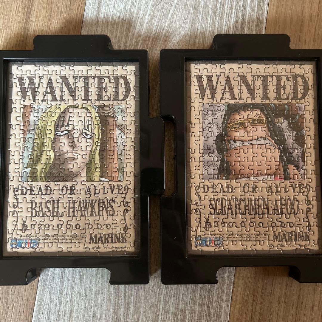 ONE PIECE ミニパズル150ピースの完成品（フレームつき）