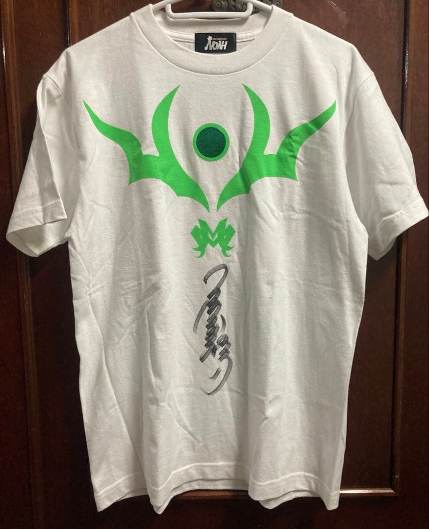 貴重!! 三沢光晴 直筆サイン入り Tシャツ Mサイズ NOAH 全日本プロレス