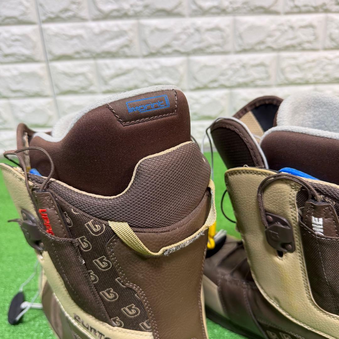 超美品　バートン　スノーブーツ　MOTO ロゴ　ブラウン　26cm メンズ