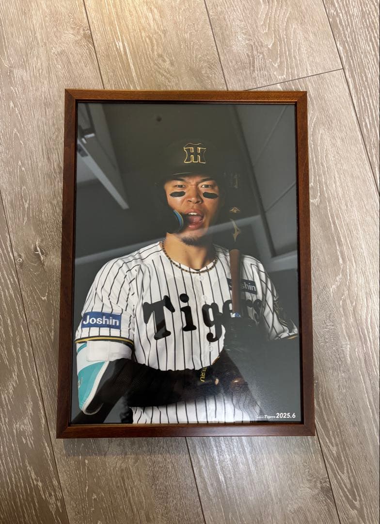 月刊タイガース写真パネル 佐藤輝明