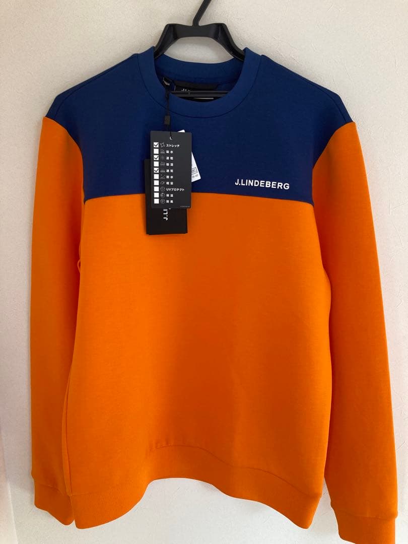 【新品未使用】J.LINDEBERGゴルフウェア アウター クルーネックトレーナ