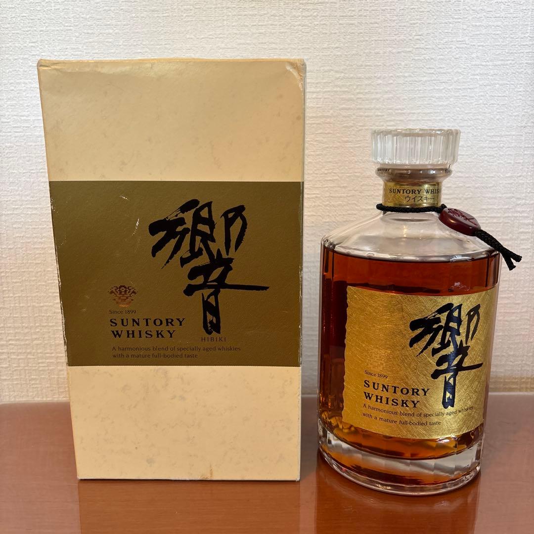 サントリーウィスキー響HIBIKI ゴールドラベル750ml 旧ラベル17年