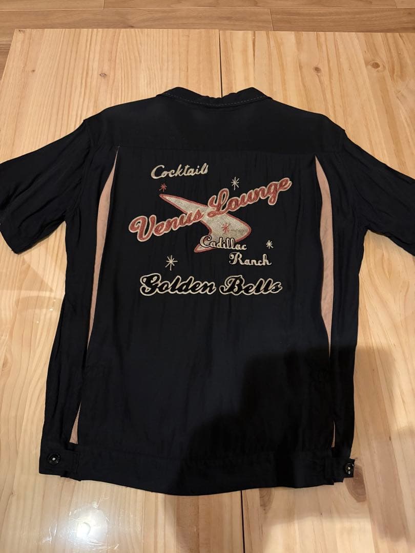 フラットヘッド ボーリングシャツ　半袖シャツ 38 クリーニング済み