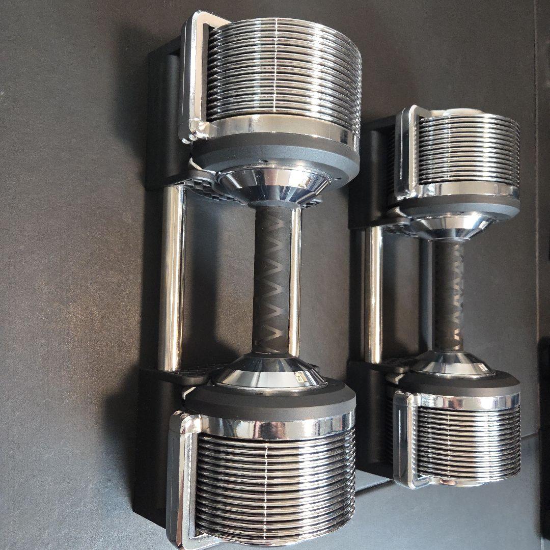 引き取り限定　可変式ダンベル３２キロ　１キロ刻み