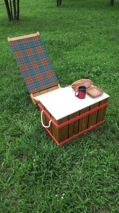 キャンプボックス 収納ボックス ウッドボックス