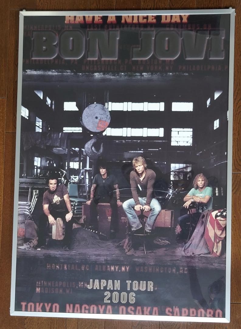 BON JOVI HAVE A NICE DAY ジャパンツアー ポスター