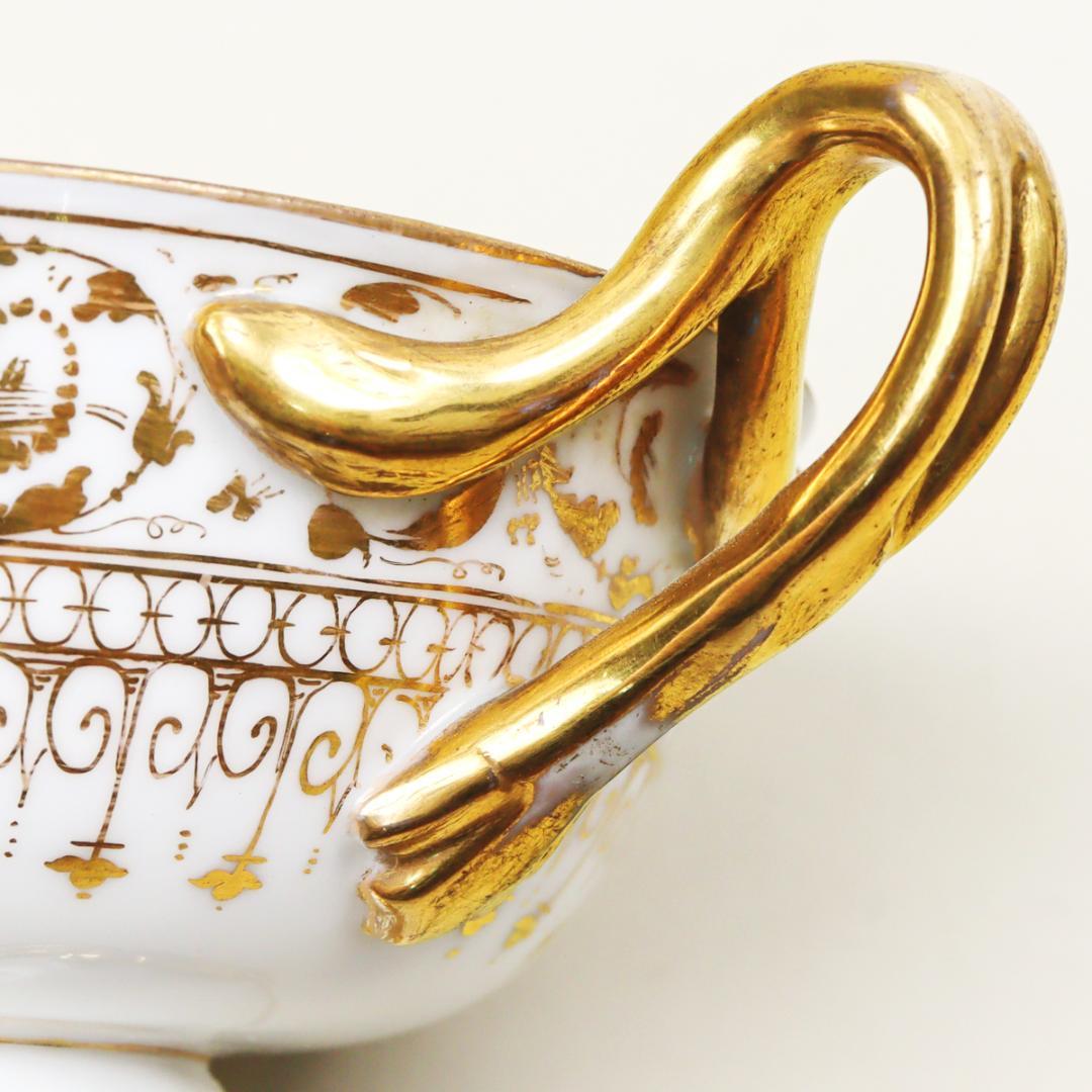 リヒャルト クレム工房 ワトー画 チョコレートカップ＆ソーサー