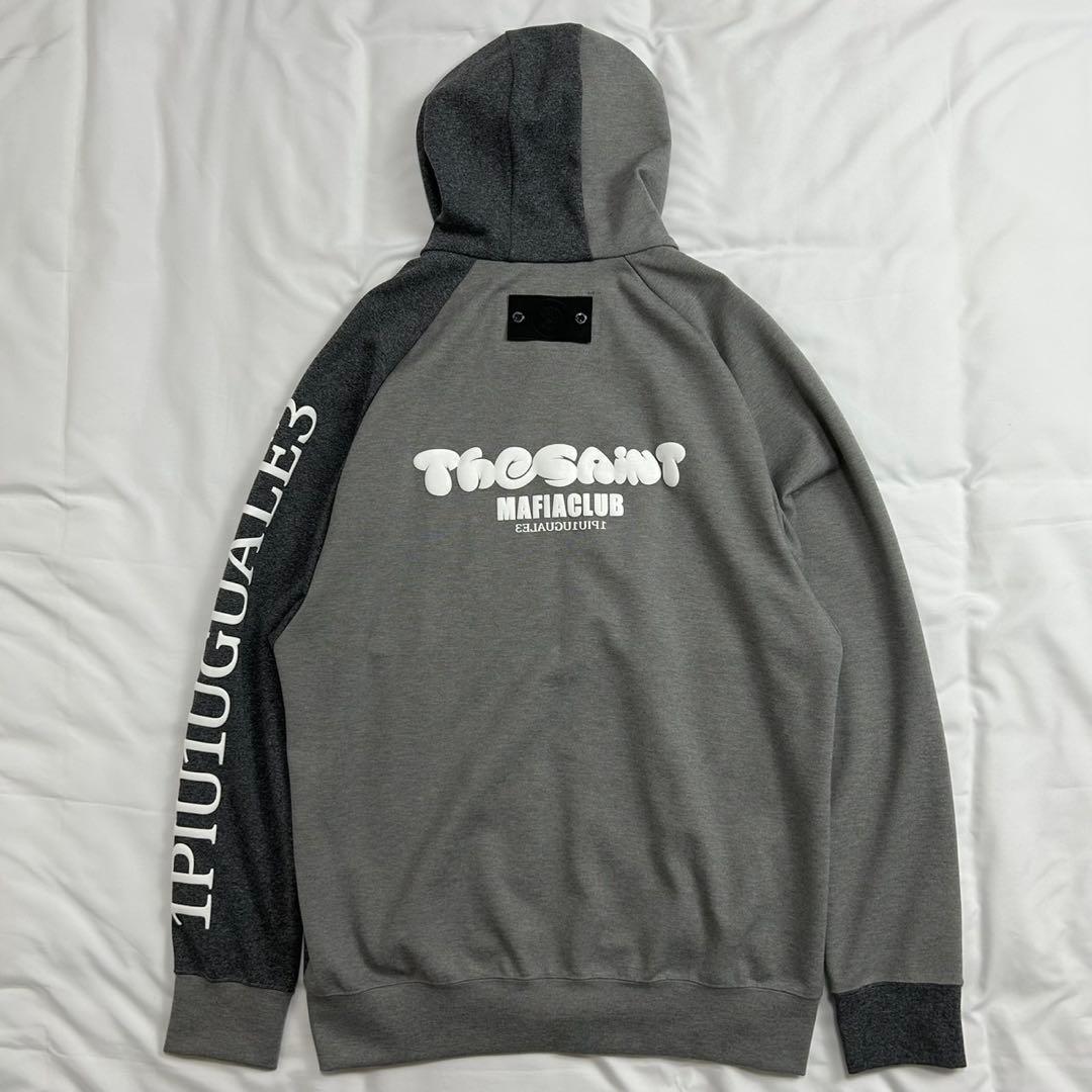 1piu1uguale3 セットアップ　ジャージ　切替　刺繍　ロゴワッペン　Ⅳ