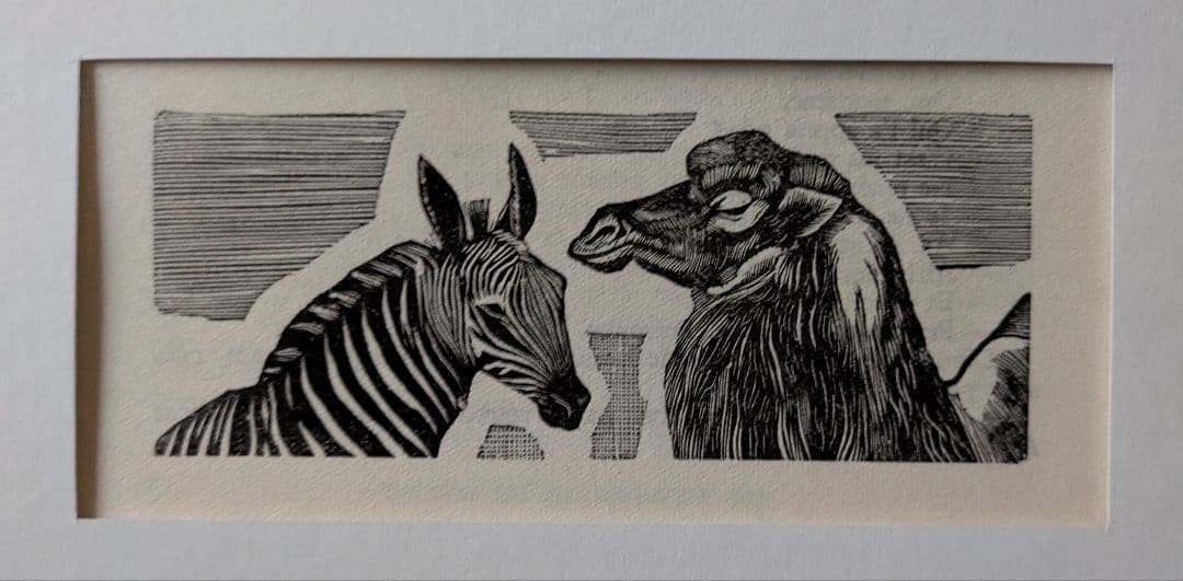 ラスト1点　Aa藤田嗣治の木版画　1925年制作