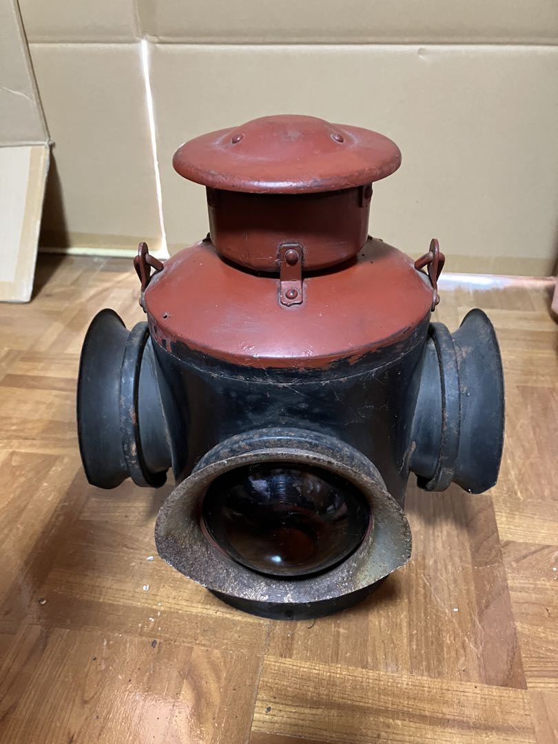 渡邊燈器株式会社 標識灯 信号灯 合図灯 昭和レトロ 国鉄 アンティーク