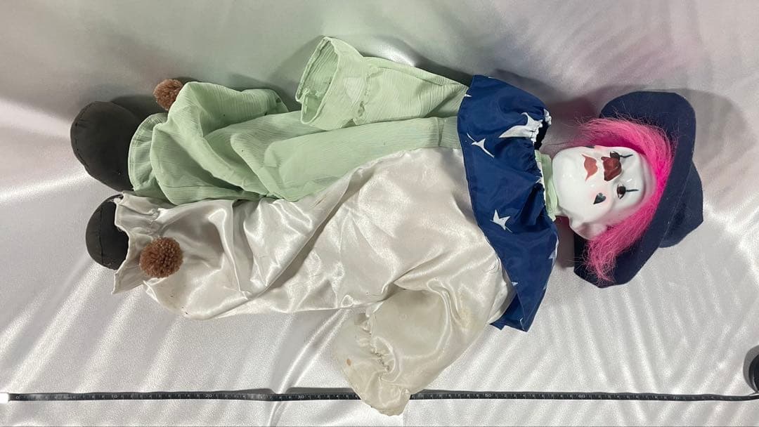 ピエロ ぬいぐるみ 約70cm アンティーク　からくりサーカス