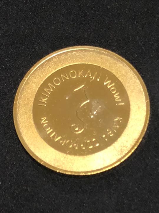 ☆茨城★いきもの館ＷＯＷ☆リクガメ★記念メダル☆茶平工業