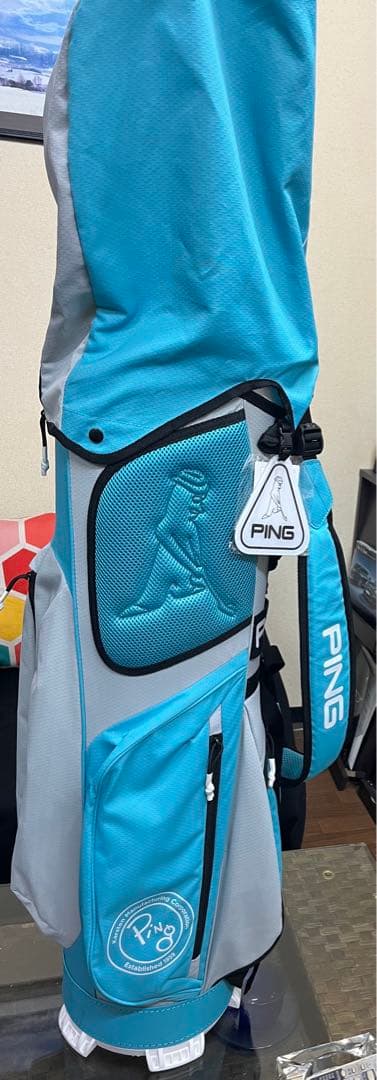 【年末SALE】PING ピン キャディーバッグ ブルー