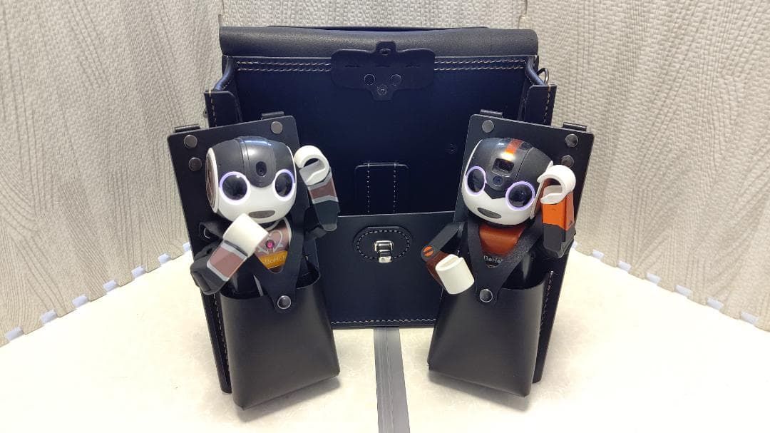 ロボホン用カバン型キャリーケース（ネイビー＆ブラック）#3