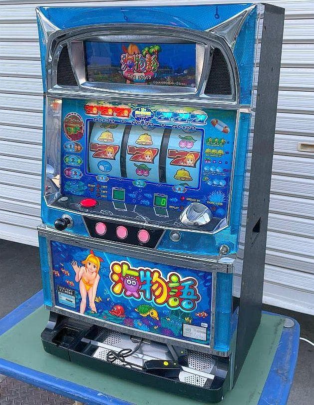 ★訳有★ パチスロ 実機 海物語 4号機 スロット 不要 ドア設定キー