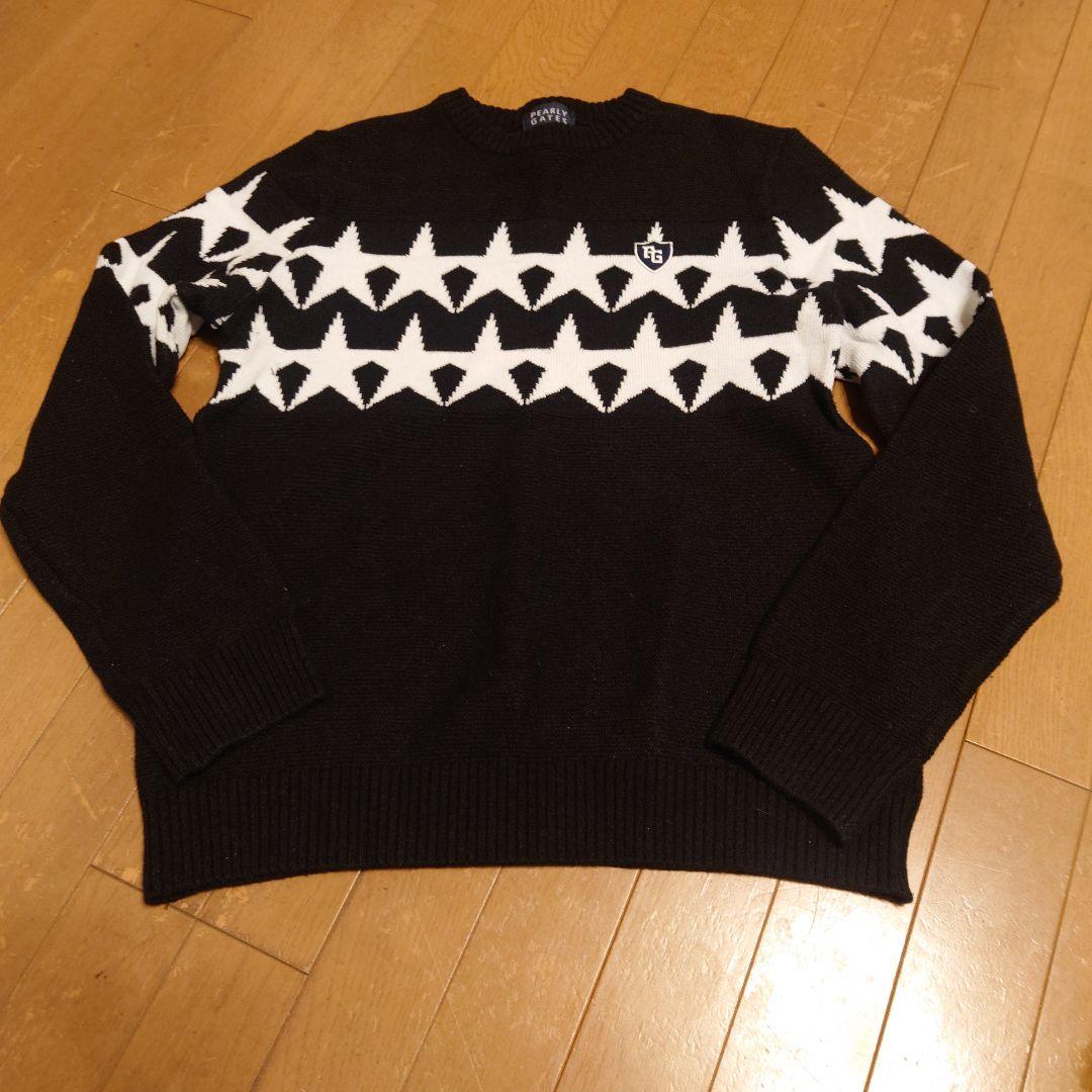 パーリーゲイツ 星形模様 セーター