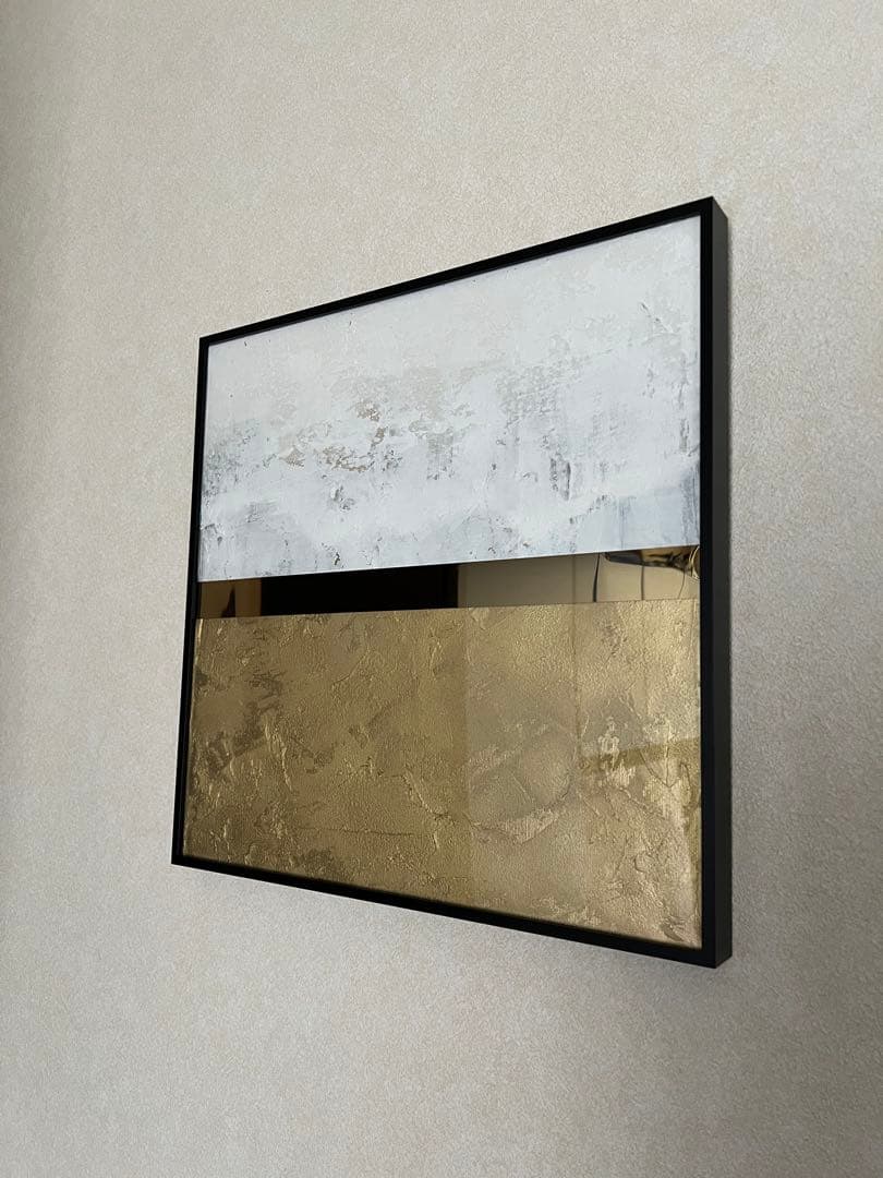 原画/額装済み/和風/禅/絵画/アート/抽象画/モダン/ゴールド/海外/金