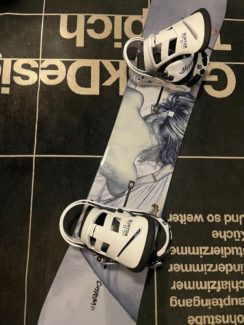 Burton custom 151cm バートンカスタム　ビンディングセット。