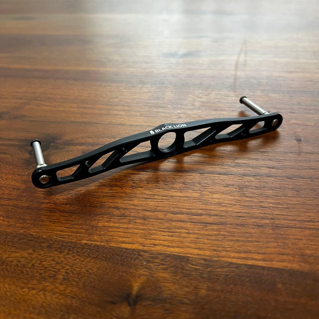 美品　リブレ×ブラックライオン 限定クランク130 マットブラック