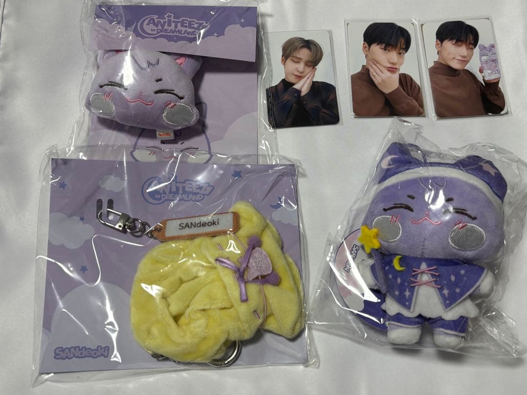 SANdeoki ぬいぐるみ　ATEEZ サン　トレカ　DREAMLAND