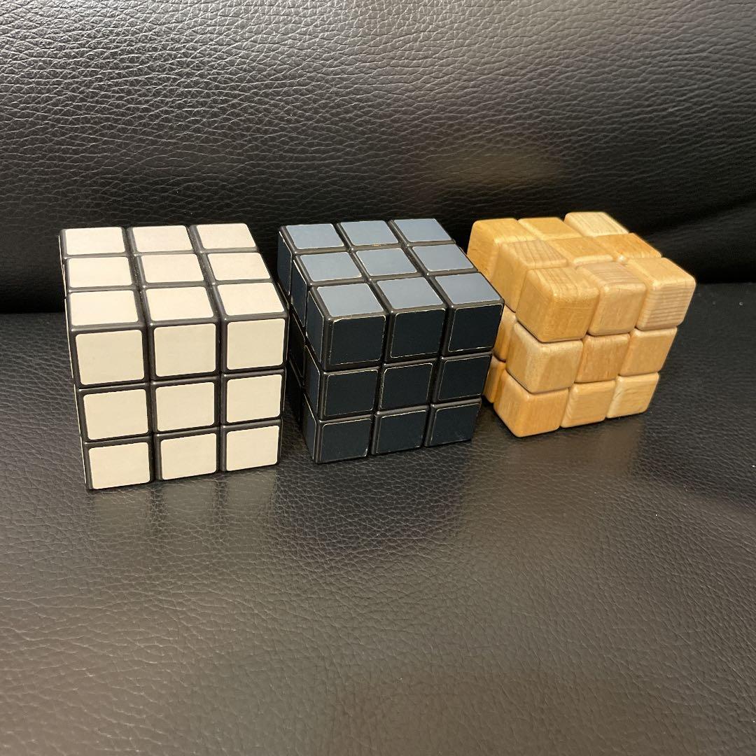 無印良品　ルービックキューブ3種類セット