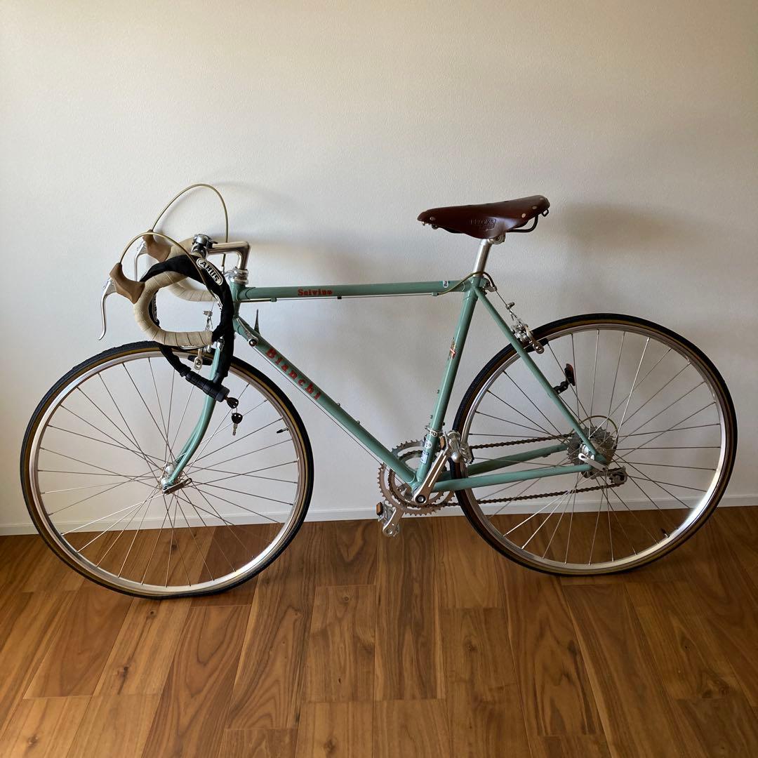 ビアンキ　クロモリ　セルビノ