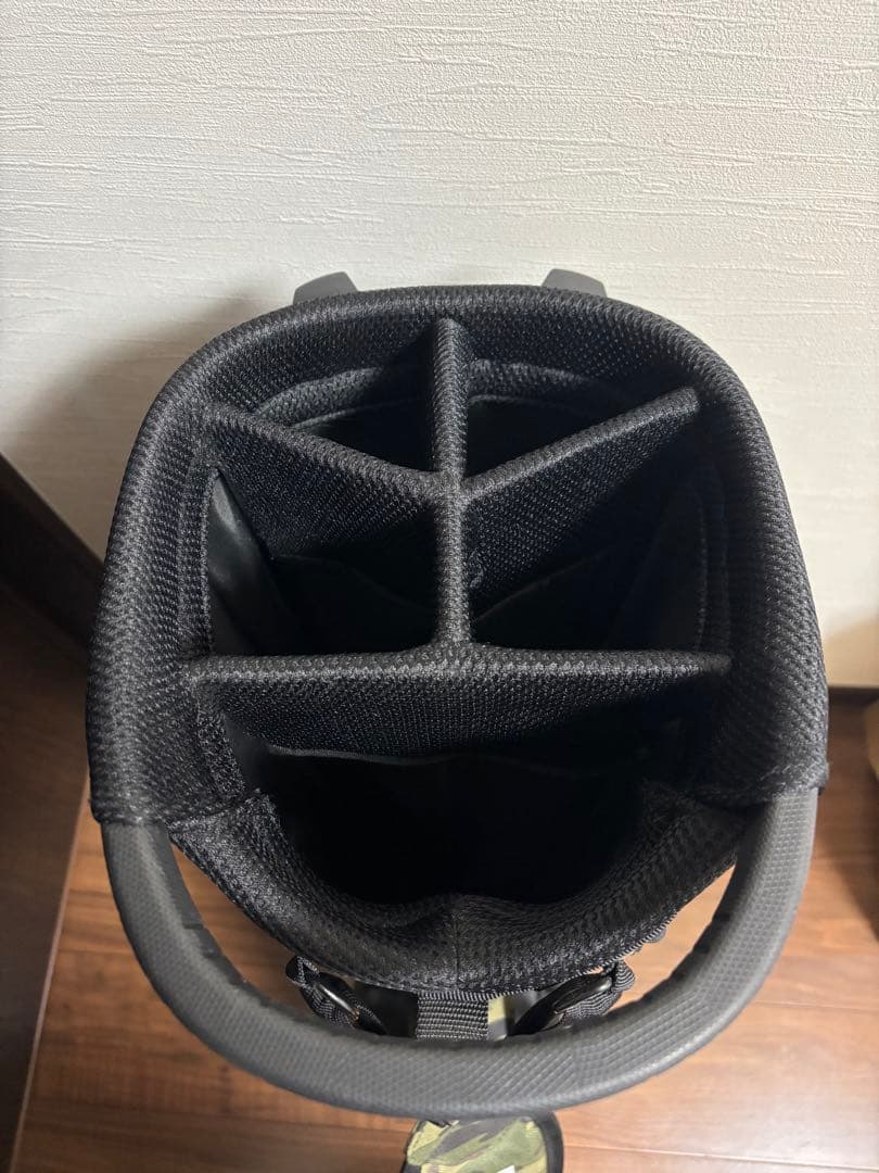 ブリーフィング ウッドランドカモ　迷彩　キャディバッグ　シングルストラップ