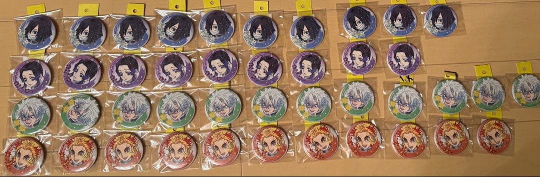 鬼滅の刃 缶バッジ ウェットカラー シリーズ ヴィレヴァン 限定