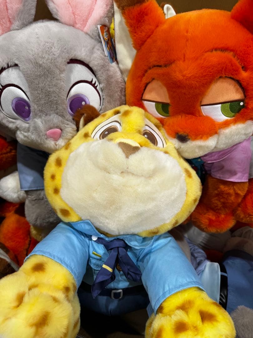 ズートピアぬいぐるみ ブランケット付き