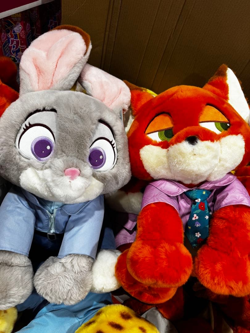 ズートピアぬいぐるみ ブランケット付き