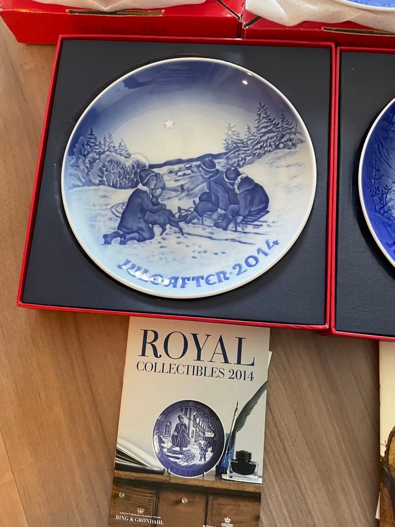 Bing & Grøndahl クリスマスプレート 2010-2016年 7枚
