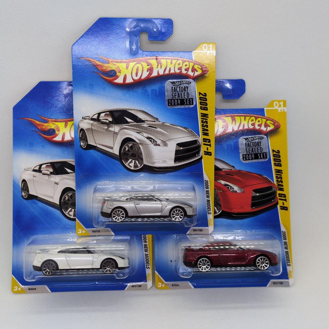 激レア！HW NM 2009 Nissan GT-R 色違い3台美品！