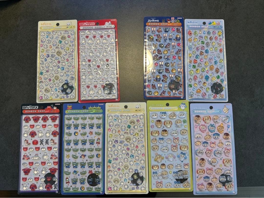 キャラクターシール9パック ズートピア ミニオン