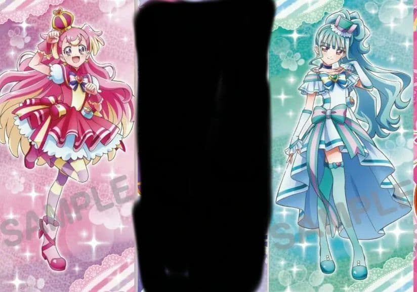 キュアワンダフル　キュアリリアン　キュアマジェスティ　等身大タペストリー3点