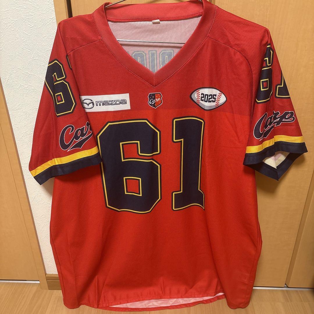 広島東洋カープ　2025 アメフトユニフォーム　ファビアン　O（XL）