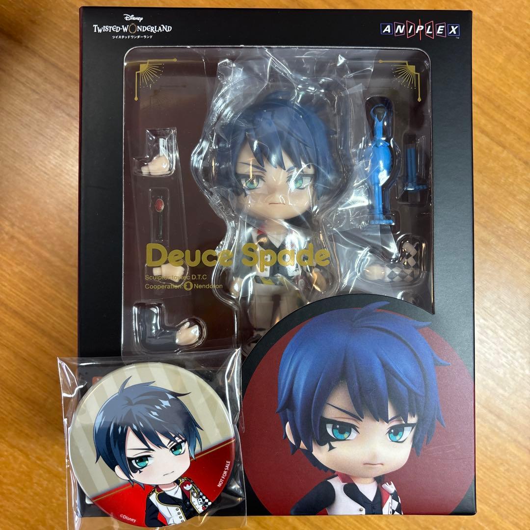 【未開封】ねんどろいど 缶バッジ ツイステ デュース・スペード