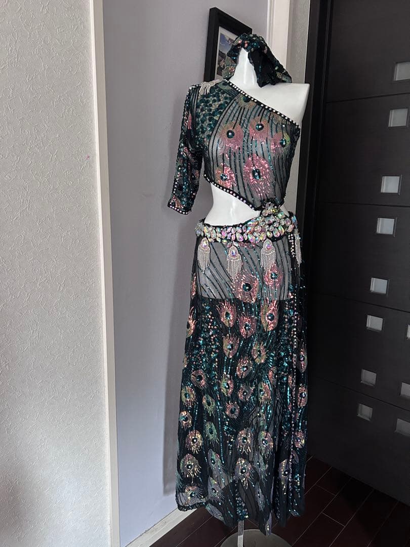 ベリーダンス衣装セットオリエンタルサービス付きです