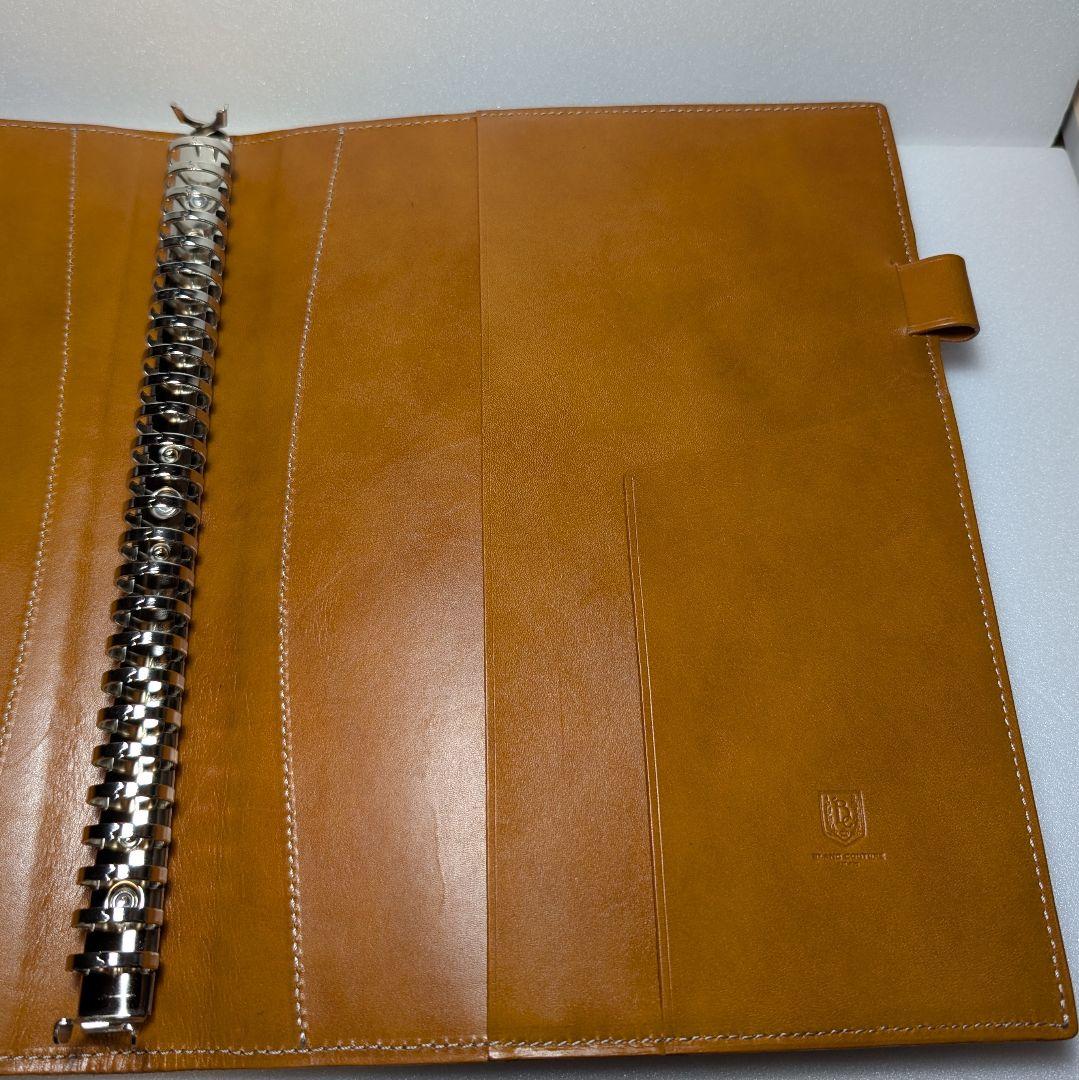 ブラン・クチュール B5 26穴 本革 ルーズリーフバインダー