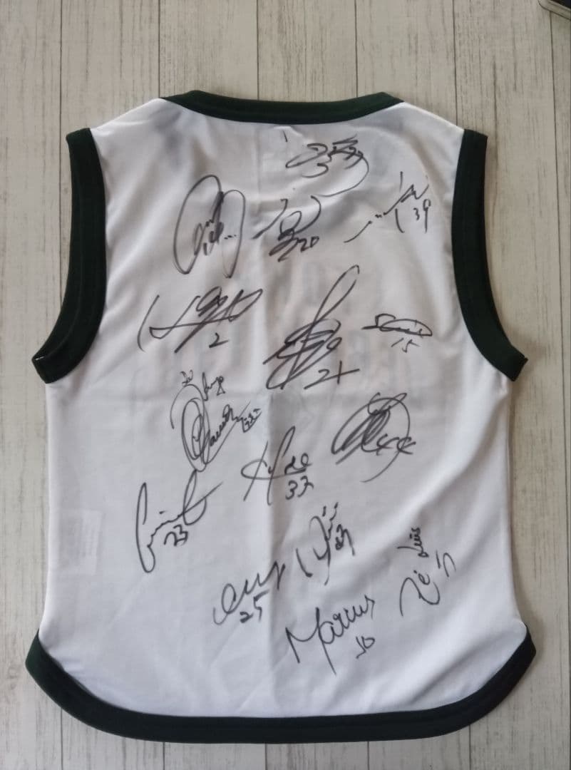 東京ベルディ　サイン入りシャツ　110cm　2006年頃　ラモス瑠偉